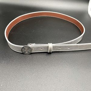 Tory Burch metallic belt